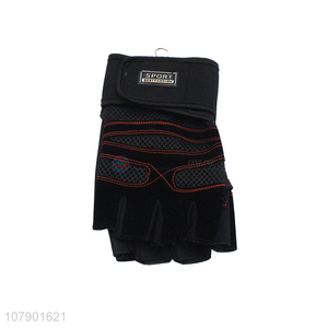 Online wholesale unisex breathable half finger mesh sport gloves for cycling