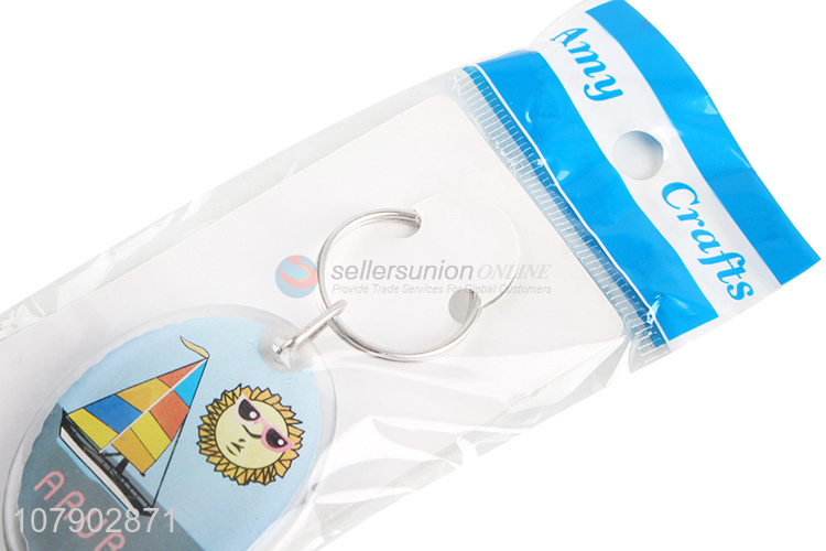 Fashion Oval Tag Key Chain Best Key Ring Wholesale