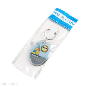 Fashion Oval Tag Key Chain Best Key Ring Wholesale