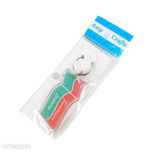 High Quality Acrylic Key Chain Popular Keychain Ring