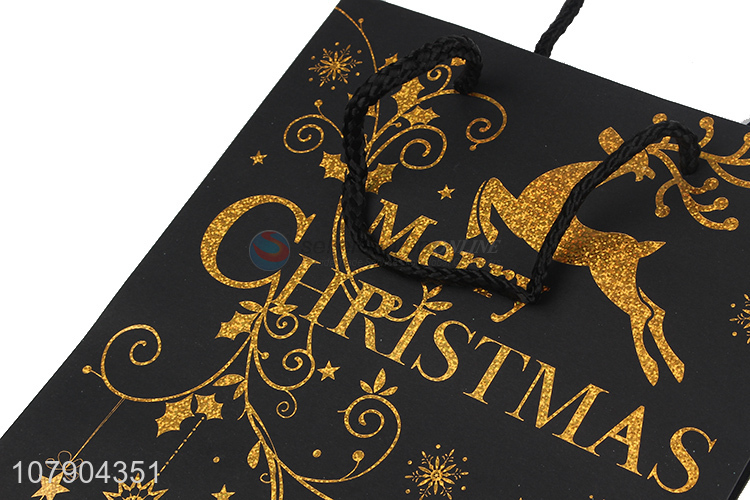 China factory wholesale christmas day gift paper tote bag