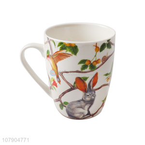 New Arrival Fashion Printing Ceramic Mug Water Cup With Handle