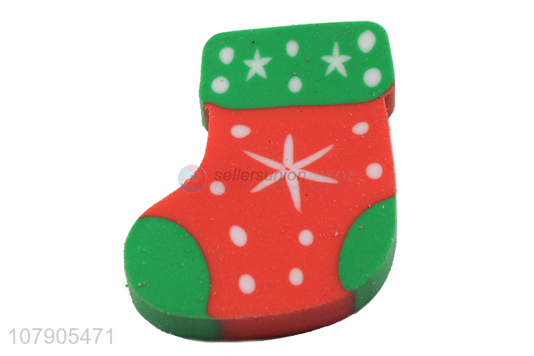 Cartoon Christmas Printing Erasers Cute Eraser For Office