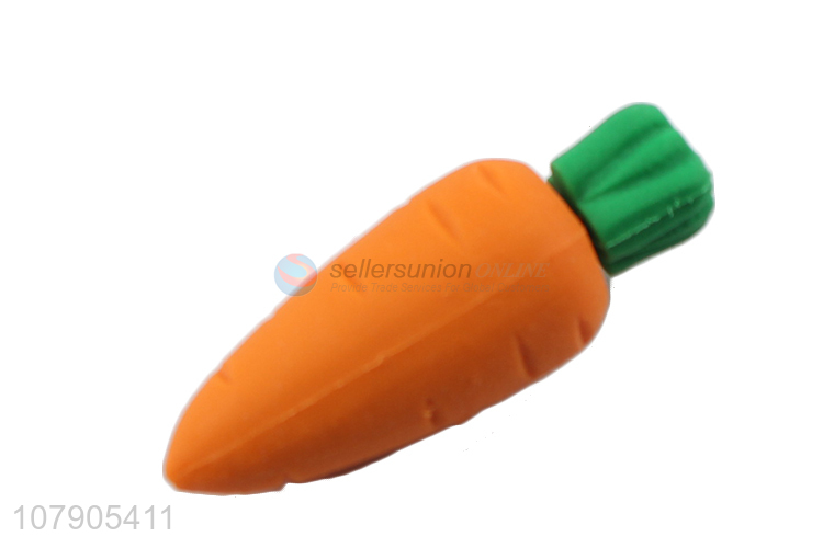 New Design 4 Pieces Vegetable Shape Eraser Set For Students