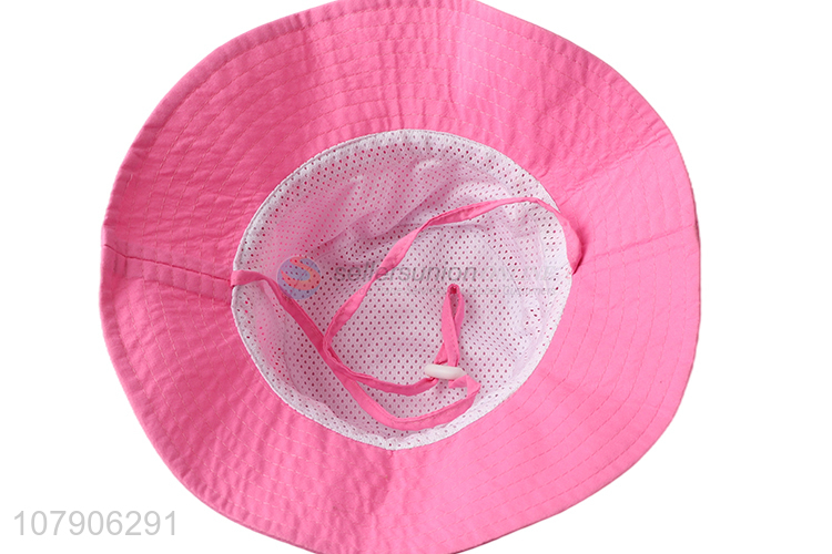 Online wholesale adjustable summer breathable wide brim bucket fisherman hat