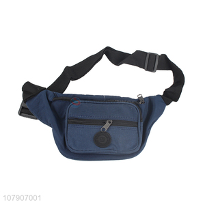 Online wholesale multi pockets crossbody bag washed cloth waist bag