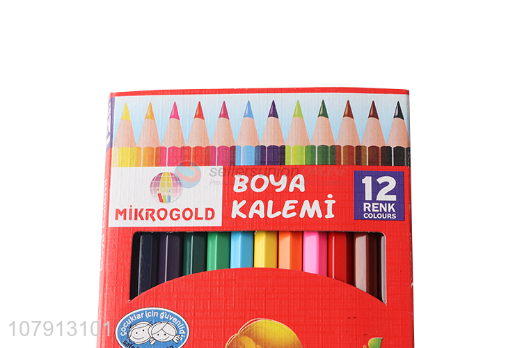 Low price direct sale multicolor painting colored pencils for kids