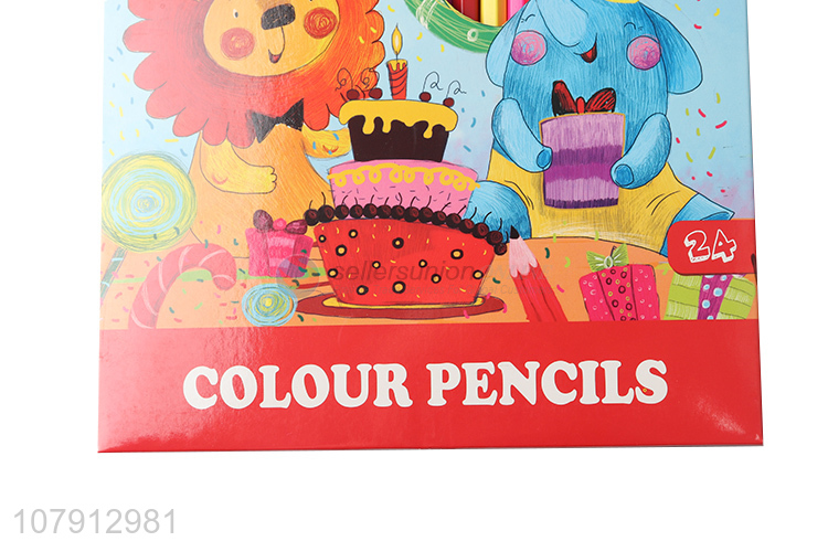 High quality 12 color drawing pencils for children doodle pencils