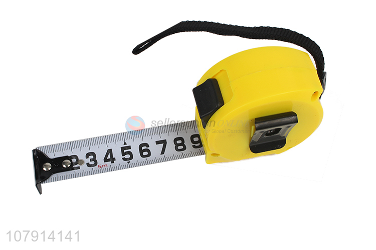 Hot sale yellow portable telescopic tape measure tool tape