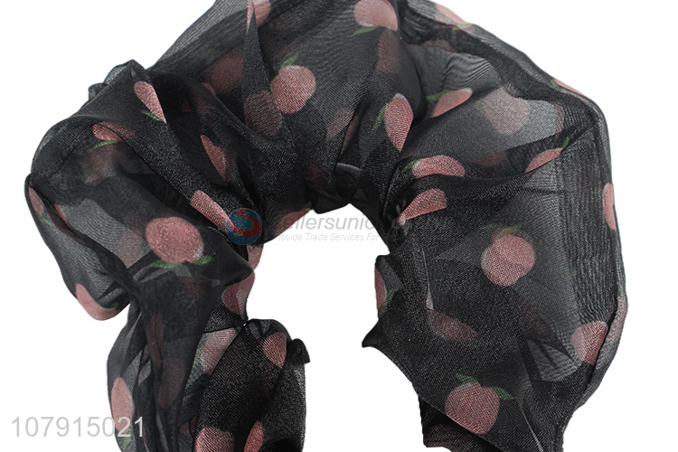 Best Price Strawberry Pattern Hair Rope Hairscrunchies