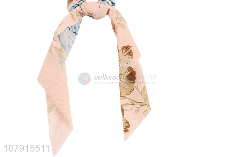 Custom Scarf Bow Hair Tie Hair Rope Long Streamers Scrunchies