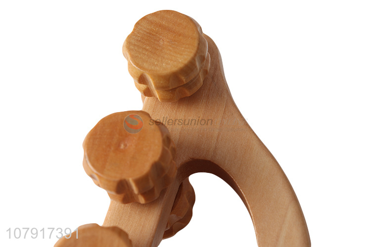 Good Sale Wooden Massager Handheld Roller Massager