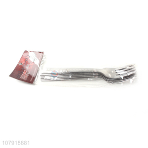 China factory wholesale silver carved food grade fork