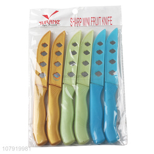 Good Price 6 Pieces Fruit Knife Cheap Multipurpose Knife Set