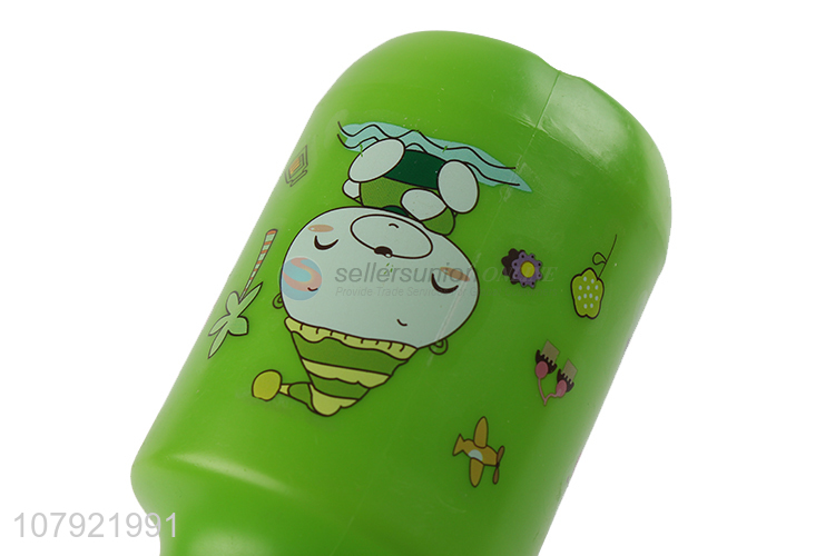 Creative design green cartoon gourd children water bottle