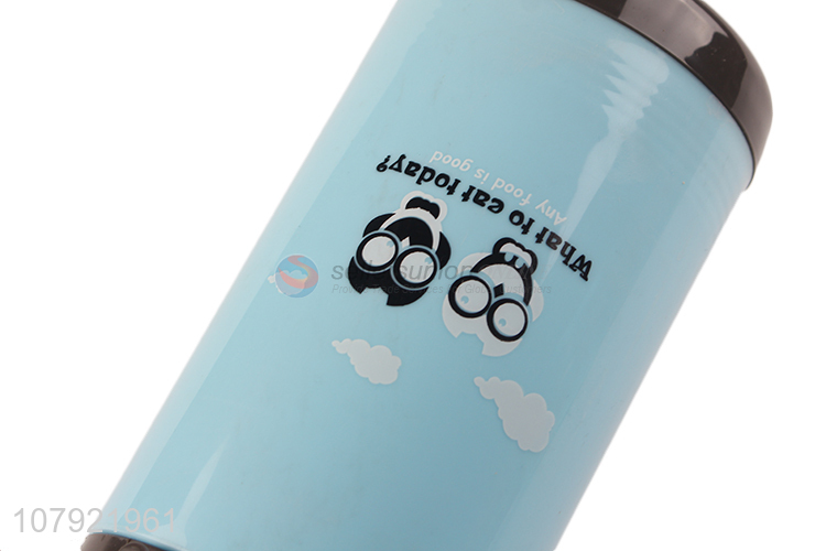 Wholesale sports outdoor water bottle plastic straw cup for children