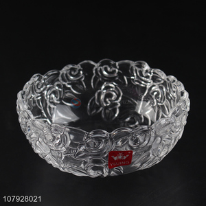 Good quality clear microwave safe glass fruit bowls salad bowls dessert bowls