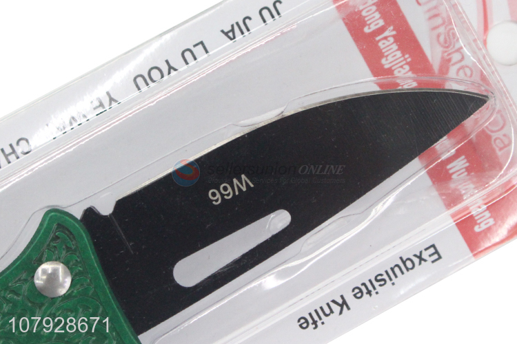 Online wholesale stainless steel blade folding camping pocket knife