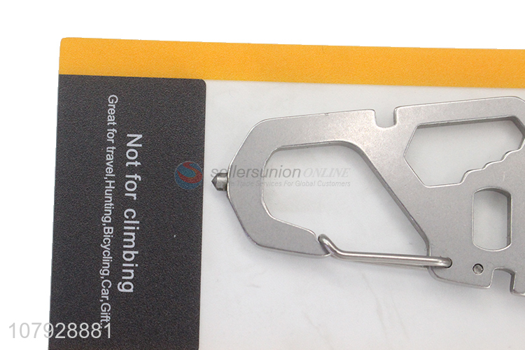 Top selling stainless steel durable travel tools keychain wholesale