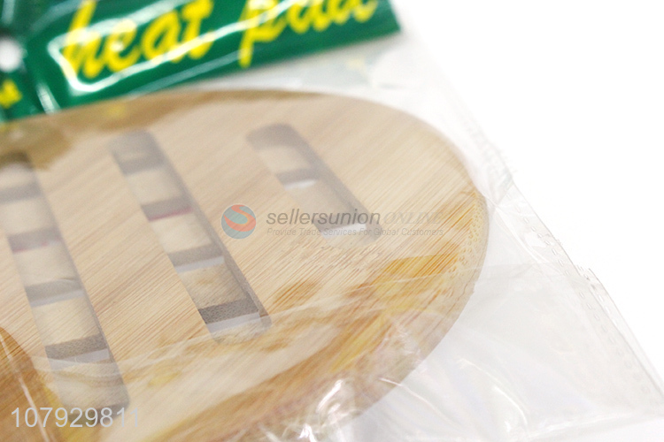 Factory direct sale bamboo potholder bowl mat for kitchen