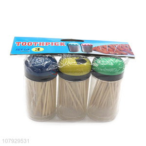 Low price multicolor toothpick holder set universal desktop ornaments