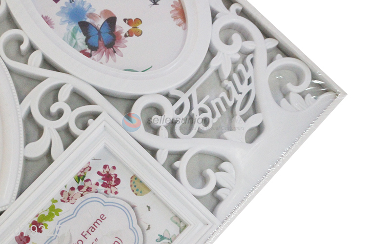 Top selling home décor plastic picture photo frame set with cheap price