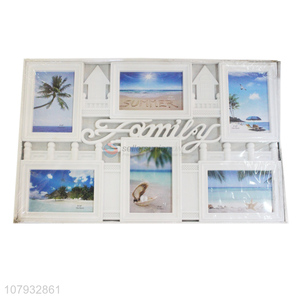 China wholesale modern design six opening family collage photo frame