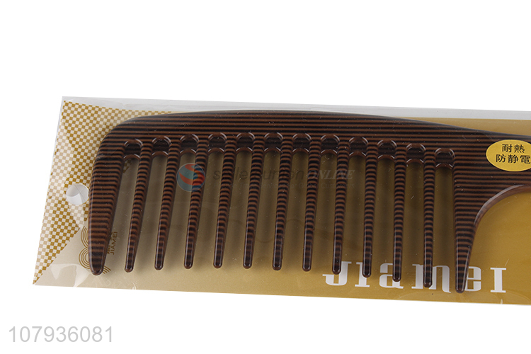 Yiwu wholesale anti-static wide tooth comb hair massage comb