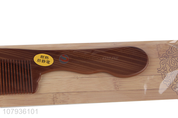 Good price brown plastic hairdressing comb for women wholesale