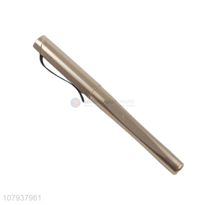 Good quality imitation metal gold portable signature pen with ink sac