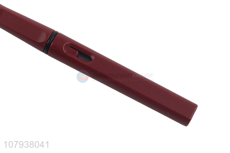 China factory red universal writing pen with ink sac for students