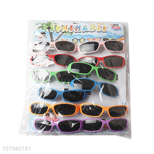 Factory Wholesale Plastic Sunglasses Popular Kids Sunshades