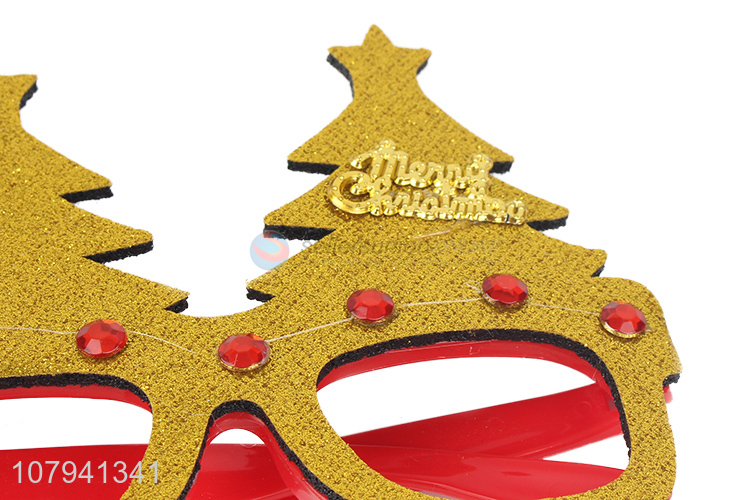 Wholesale Festival Party Props Christmas Tree Shape Christmas Glasses