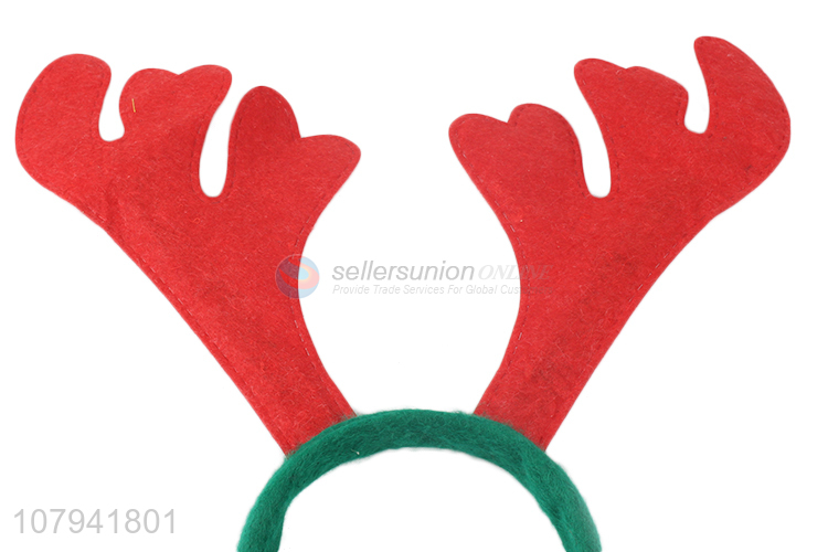 Wholesale Christmas Decoration Antlers Hair Band With Bells