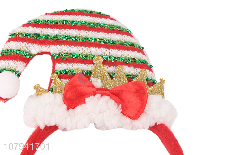 Fashion Christmas Hat Hair Clasp Plastic Christmas Hair Band