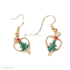 Latest Christmas Tree Heart Shape Pendant Earring For Sale