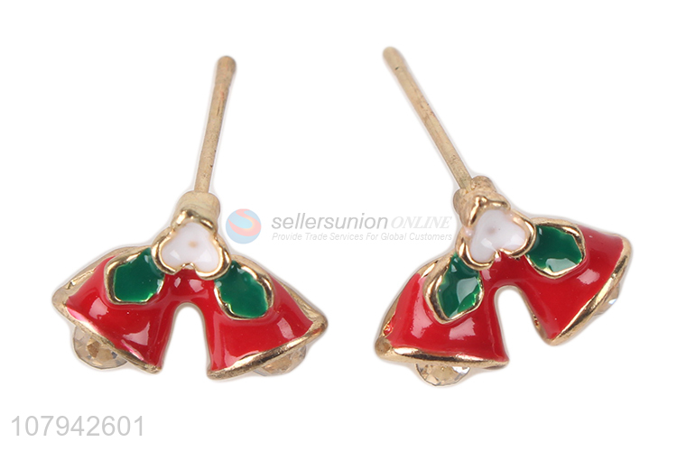 Good Sale Christmas Bell Stud Earring Fashion Ear Stud