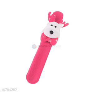 Cute Design Christmas Elk Slap Bracelet Cool Slap Wrist Band