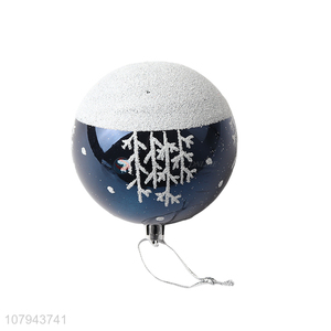 New Arrival Blue 8CM Painted Christmas Ball Universal Christmas Tree Ornament