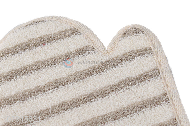 Yiwu market bathroom linen scrubbing mitt bath gloves for adults