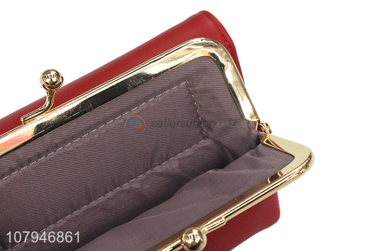 China factory red fashion women handbag mini wallet for sale