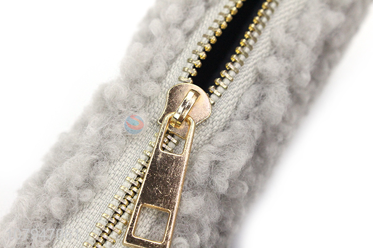 Cute design soft polyester lady handbag long style wallet