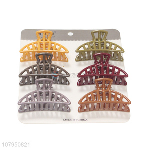 Popular products multicolor plastic hair accessories hair claws clips