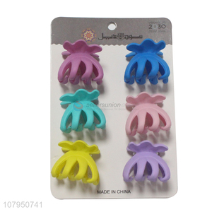 New arrival plastic fashion lady hair claws clips with top quality