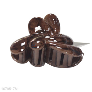 Most popular brown durable plastic hair accessories hair claw clips for sale