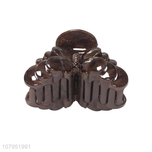 Popular products plastic brown women hair accessories hair claw clips