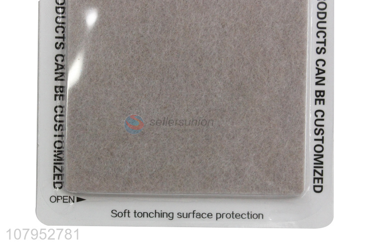 New Arrival Square Non-Slip Felt Pads Self-Adhesive Table Chair Feet Pads