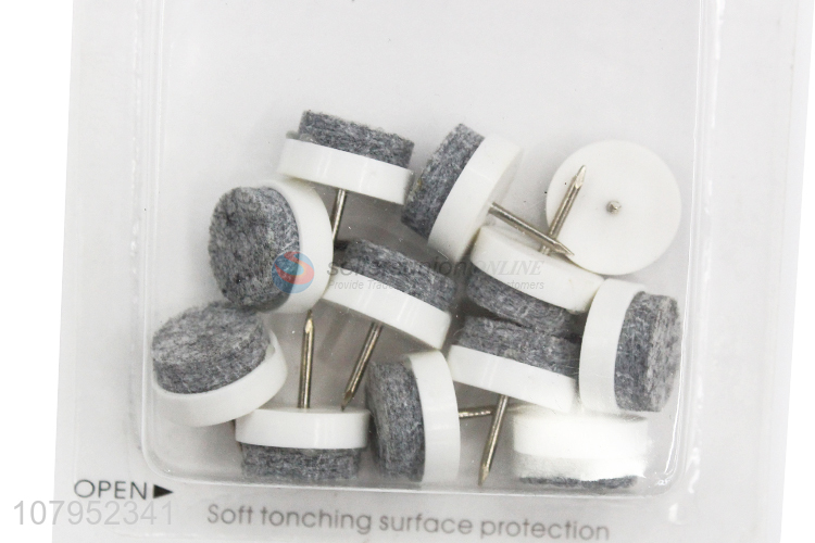 Hot Sale Nail Felt Furniture Glider Felt Pads With Nail