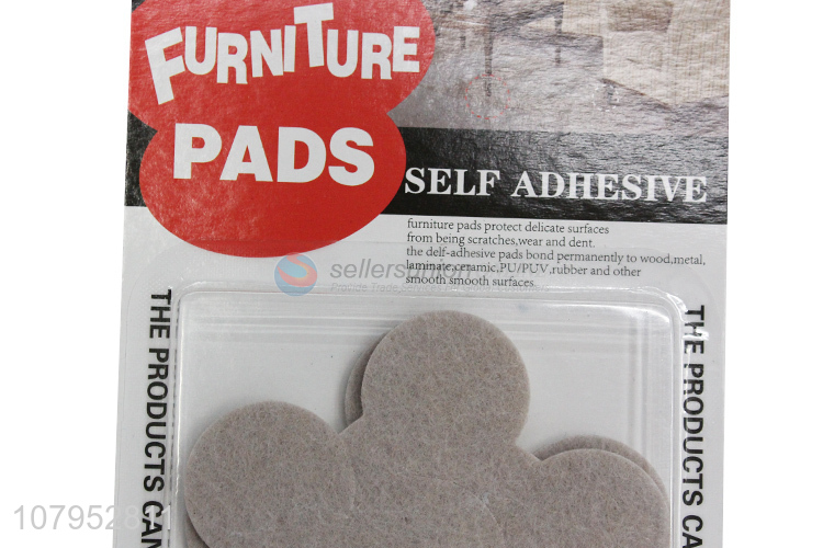 Delicate Design Self-Adhesive Chair Table Leg Felt Pads Non-Slip Furniture Pads