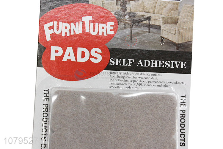 High Quality Self-Adhesive Chair Table Leg Non-Slip Felt Pads